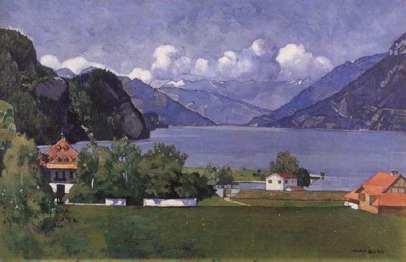 Max Buri Brienzersee-Landschaft oil painting image